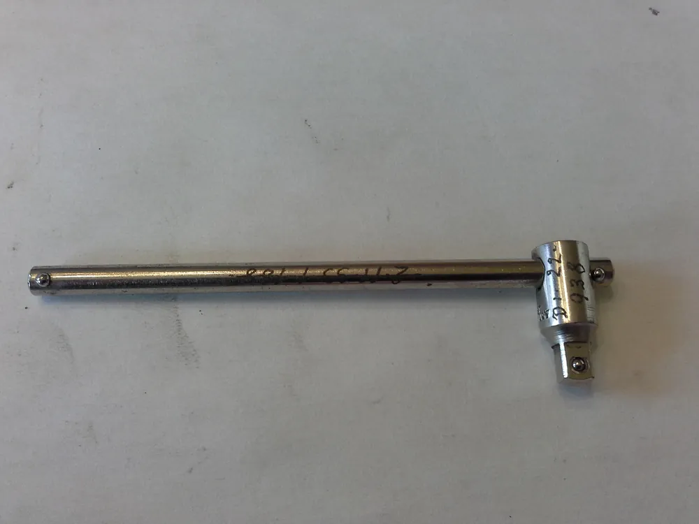 Steckschlüssel-Knebelschlüssel ¼ Zoll - Länge 125 mm Rabatt