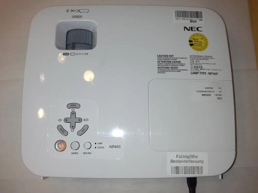 Sofort Bestellen Beamer NEC - NP405