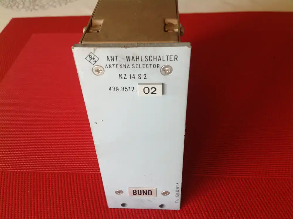 Sale Rohde & Schwarz Antennen-Wahlschalter / Antenna Selector NZ 14 S2