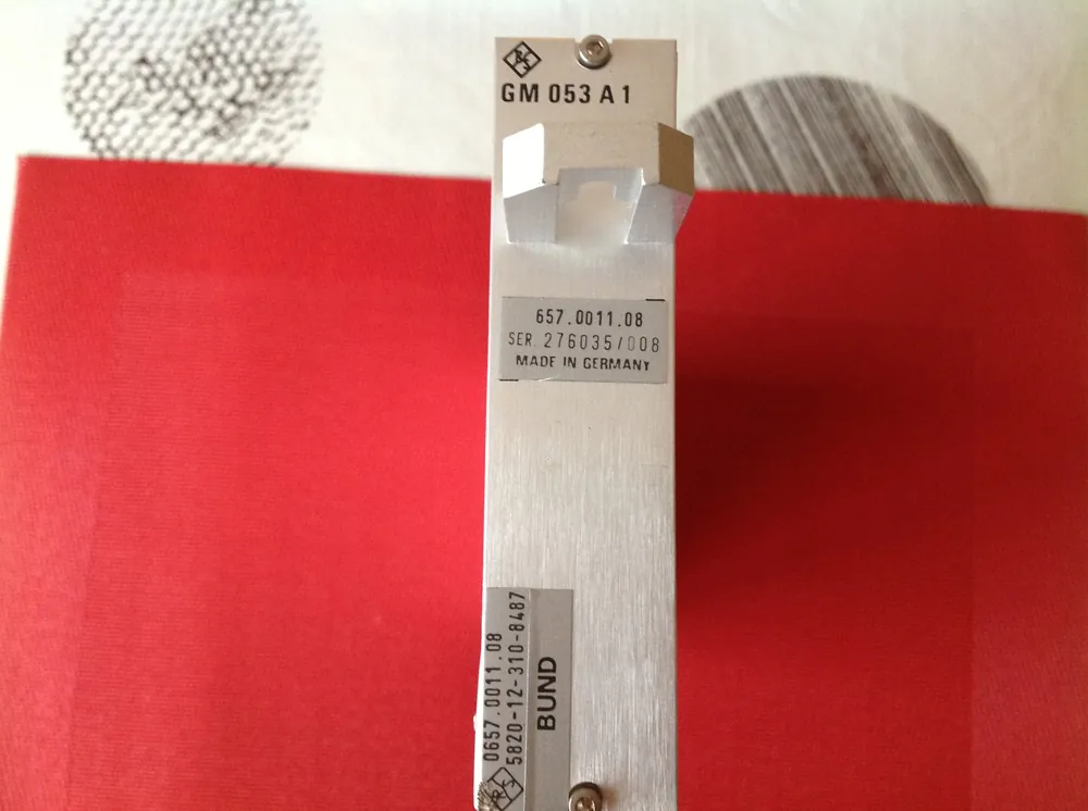 Preisknaller Rohde & Schwarz Einschub FM-LOG Demodulator GM 053 A1