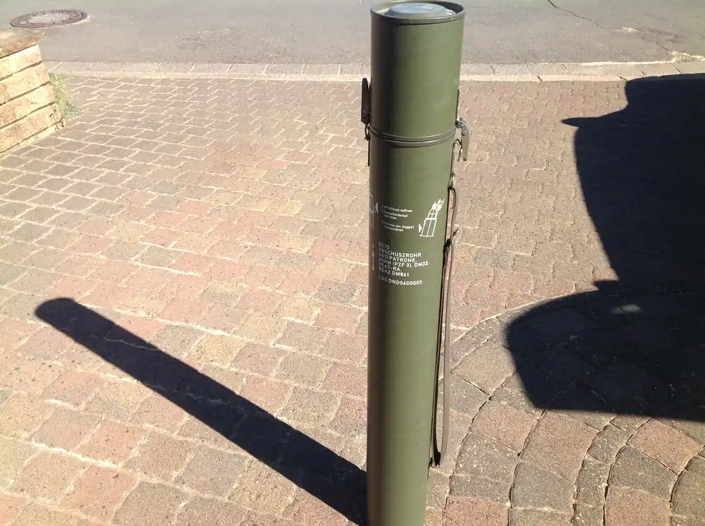 Munitionsbehälter für Abschußrohr u. Patrone 60 mm, Panzerfaust 3, DM 22 Aktuell