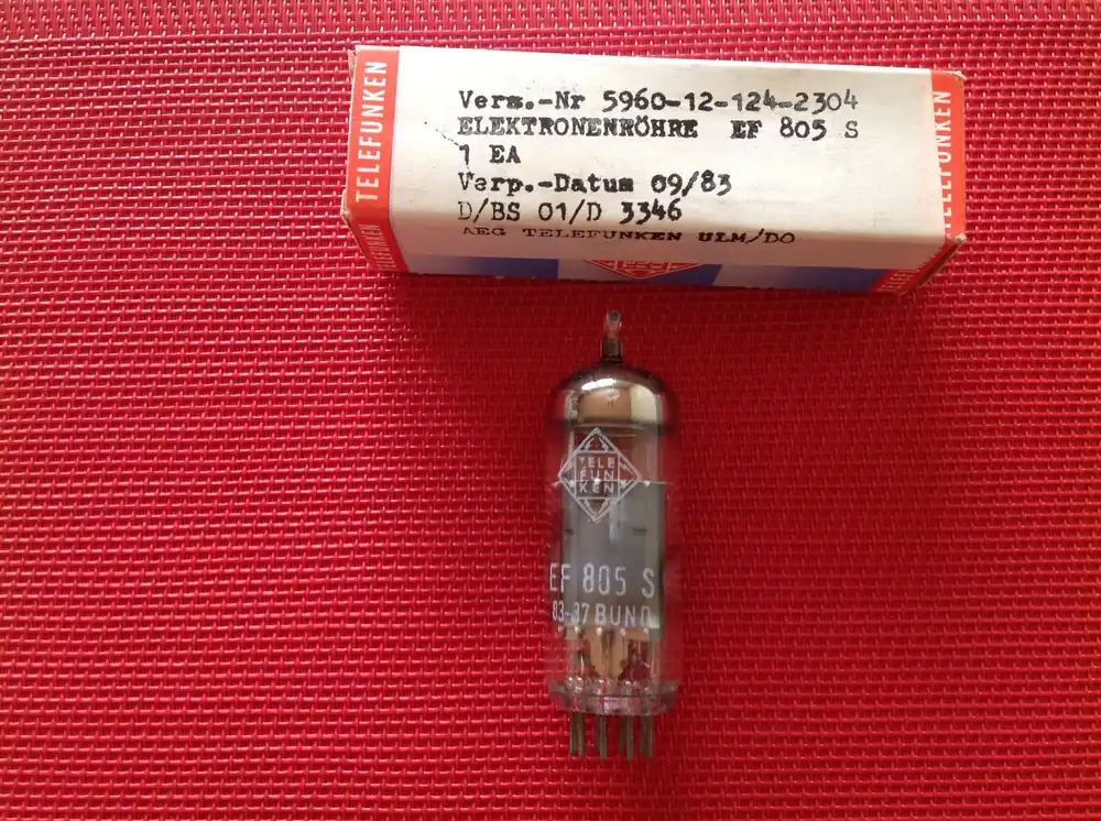 Neu Im Sortiment Elektronenröhre EF 805 S