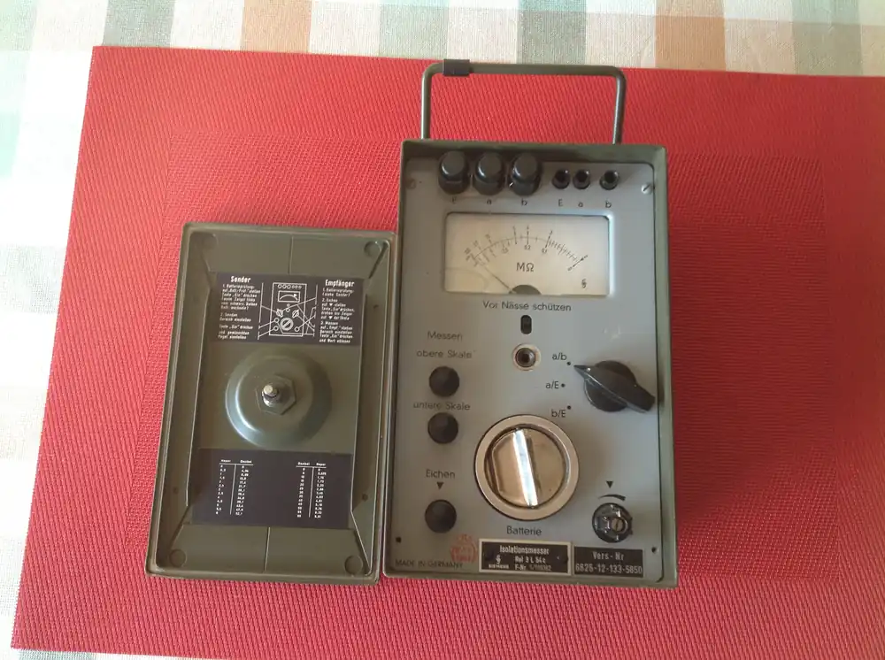 Ohmmeter - Isolationsmesser Siemens Rel 3 L 54c Preisknaller