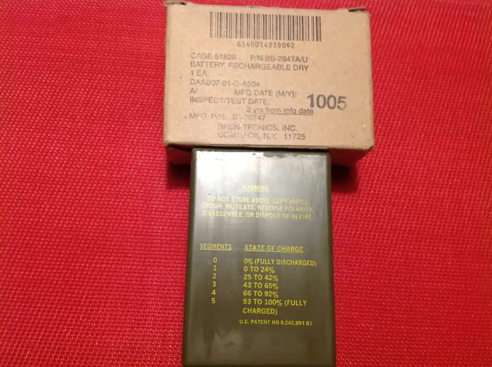 Wiederaufladbare Batterie 7,2V, 6,2A/H Zertifiziert