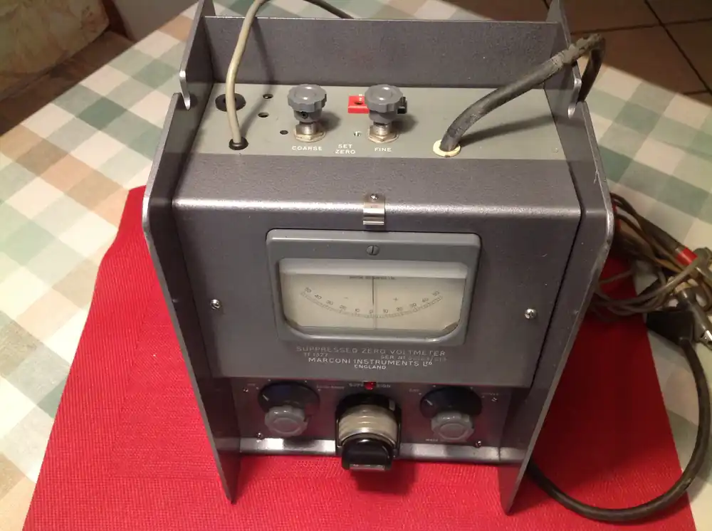 Marconi Suppressed Zero Voltmeter Mod. TF 1377 Aktuell
