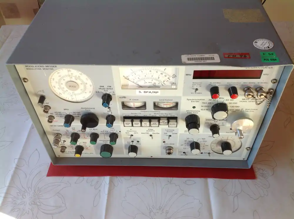 Funkmessplatz/Mobile Radio Test Set, Neuwirth FMP 20 Markenprodukt