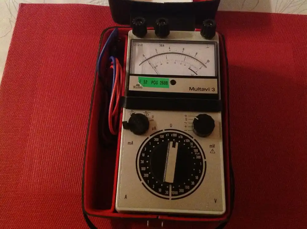 Vielfachmessgerät, Analogmultimeter Multavi 3 Markenprodukt