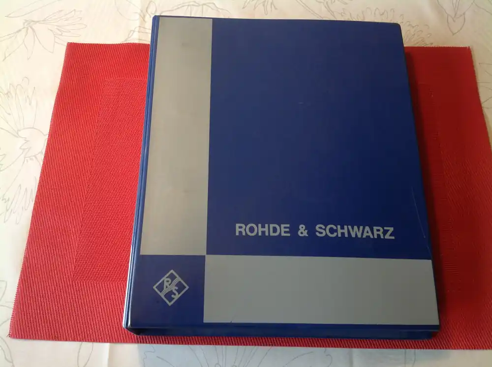 Ausverkauf Orginal Rohde & Schwarz Beschreibung für AM-FM-Messender SMDF