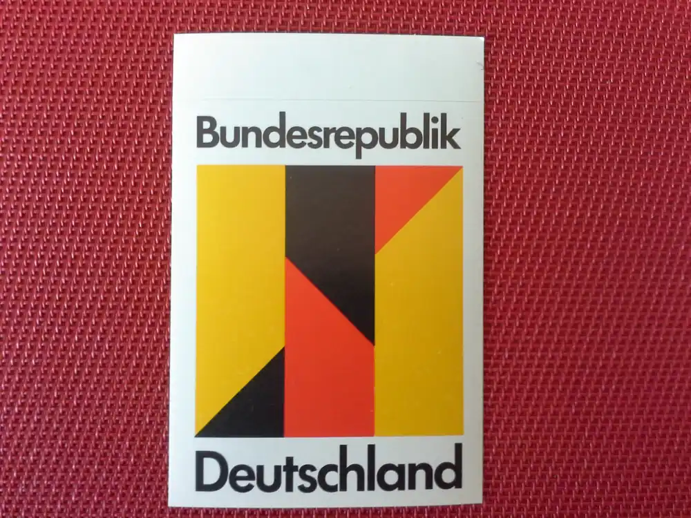 Aufkleber Bundesrepublik Deutschland Preis Gesenkt