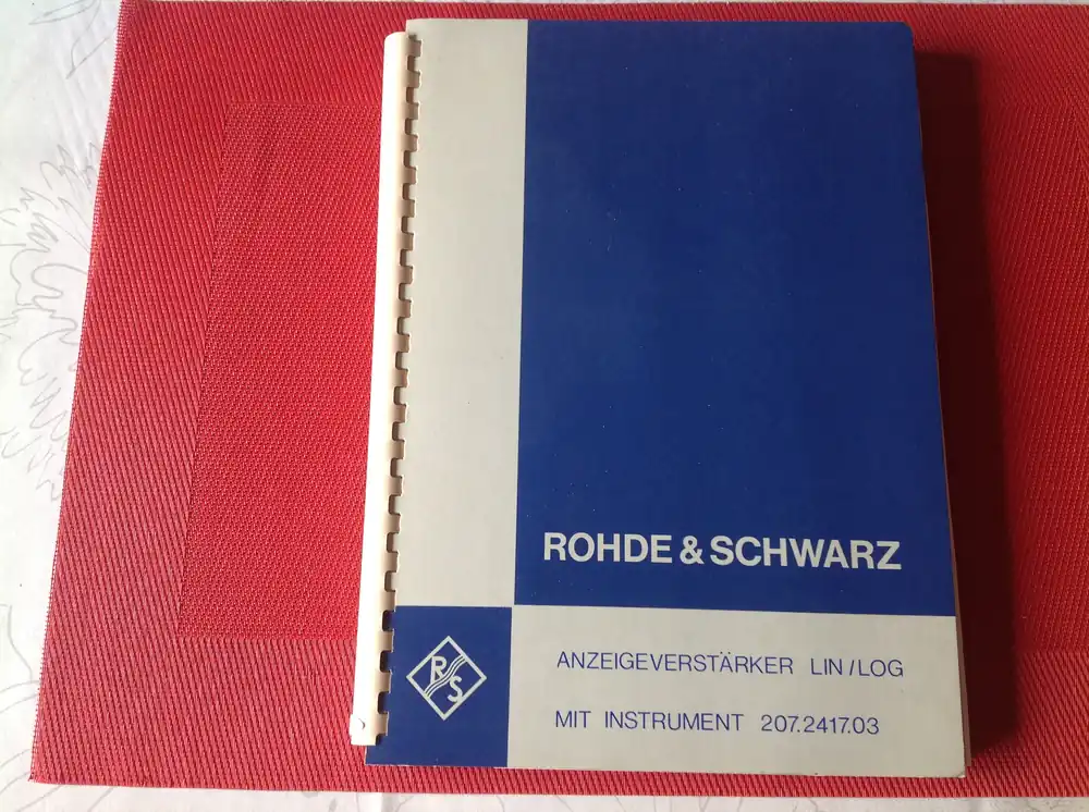 Versand Am Gleichen Tag Rohde & Schwarz Prüfmesskopf für Swob III