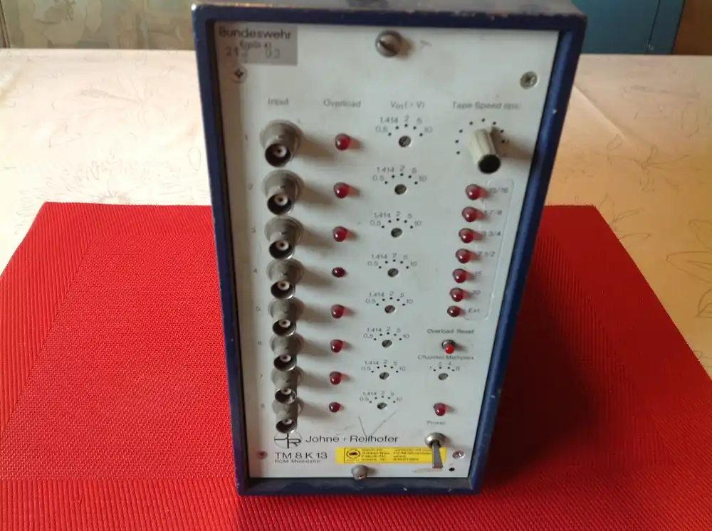 Direktkauf Johne + Reilhofer TM 8 K 13 PCM-Modulator Analog-Digital Umwandler