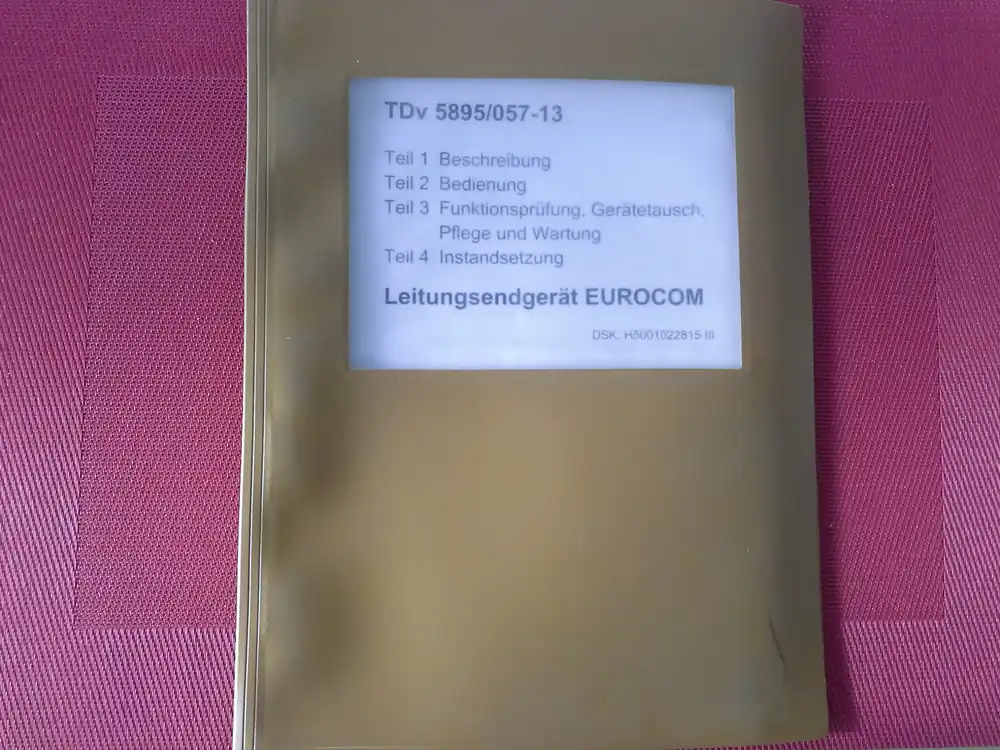 Leitungsendgerät EUROCOM, TDv 5895/057-13 Preisknaller
