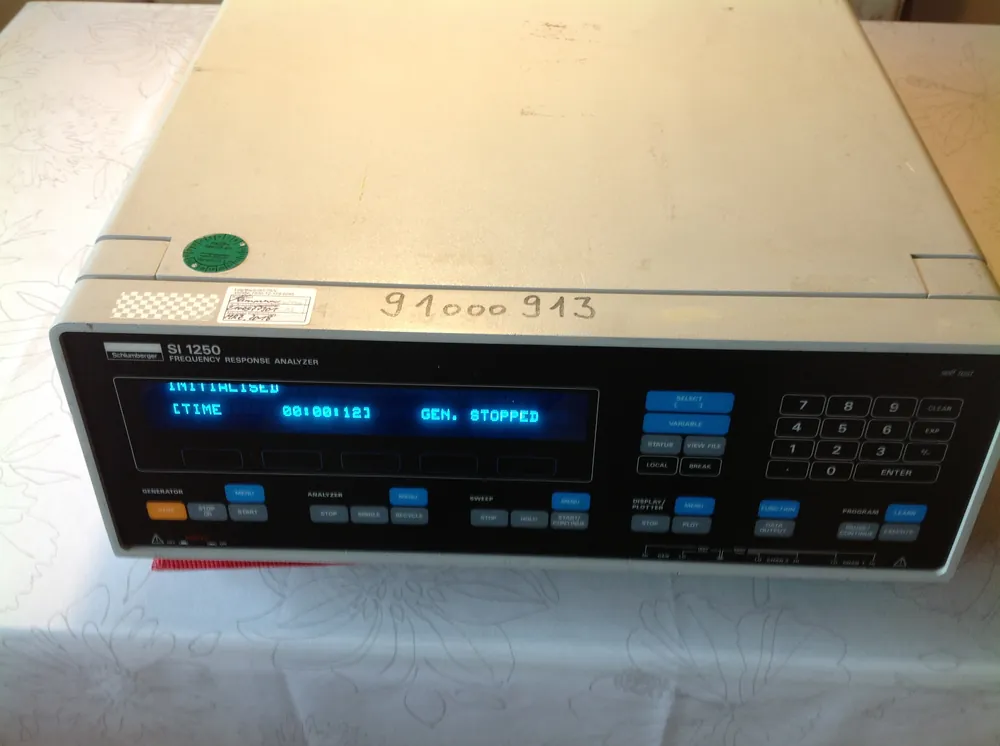 Angebot Schlumberger SI 1250 Frequency Response Analyser