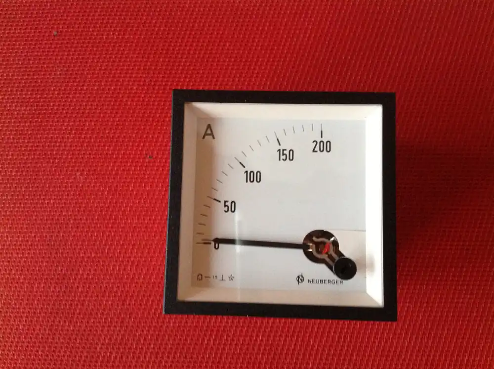 Amperemeter, Strommessgerät Finale Aktion