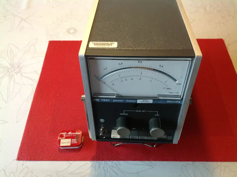 Power Meter Philips PM 7841 mit Thermistorhalter PM 7201 und Ersatzthermistor ( Bolometer N610B ) Meistverkauft