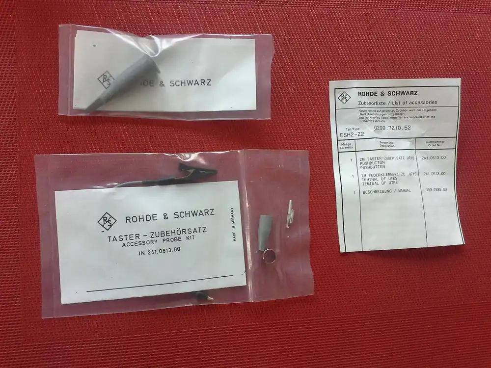 Preiswert Rohde & Schwarz Taster-Zubehörsatz IN 241.0613.00