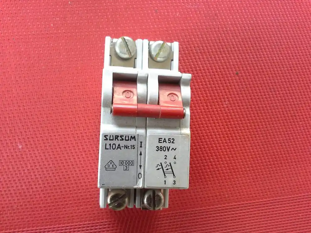 Beliebt Sicherungs-Satz SURSUM Typ L10A-Nr.15 und EA 52 380 V