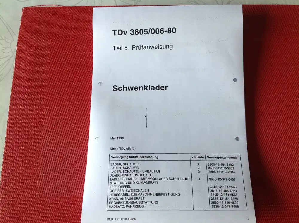 Sofort Bestellen Schwenklader Ahlmann, TDv 3805/006-80