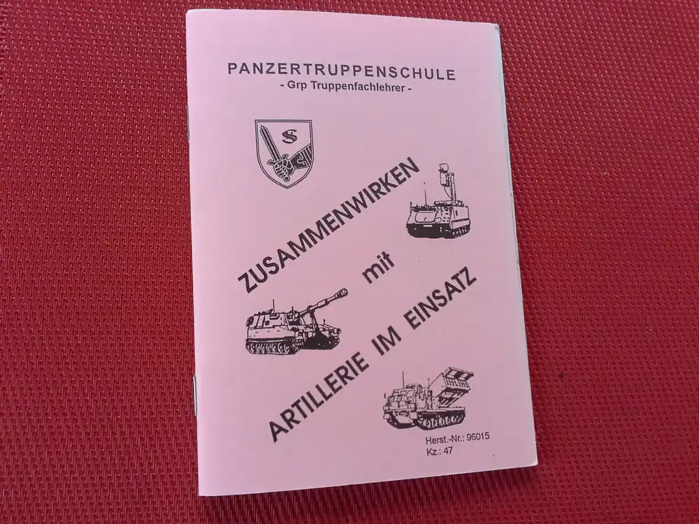 Taschenkarte Zusammenwirken mit Artillerie im Einsatz Jetzt Kaufen