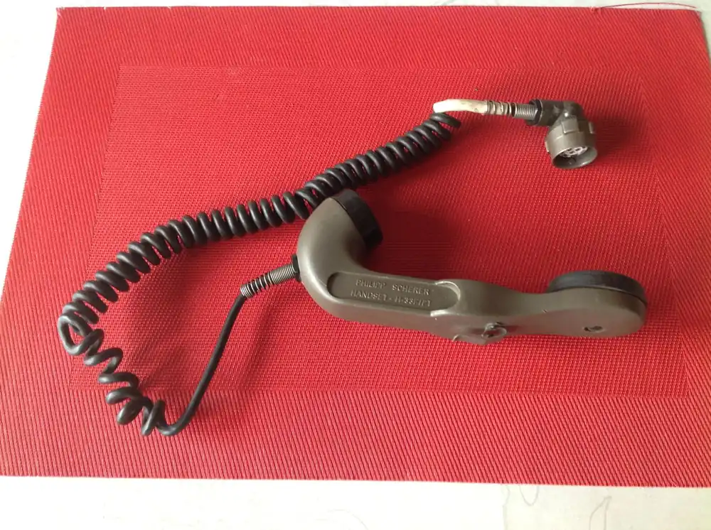 Markenprodukt Handapparat SEM 25/35 H-33F/PT Telemit TMC kurzes Kabel und abgewinkeltem Stecker