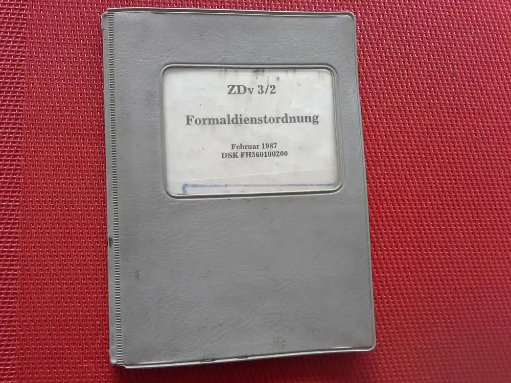 Formaldienstordnung Sonderangebot