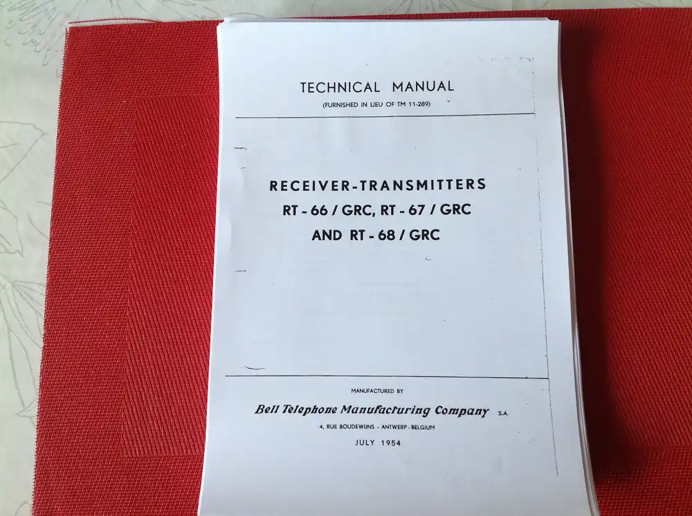 Receiver-Transmitter RT-66, 67, 68 Zertifiziert