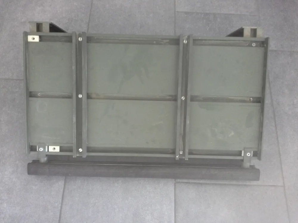 Halterung mit Aluplatte 622 x 322 mm Top-Seller