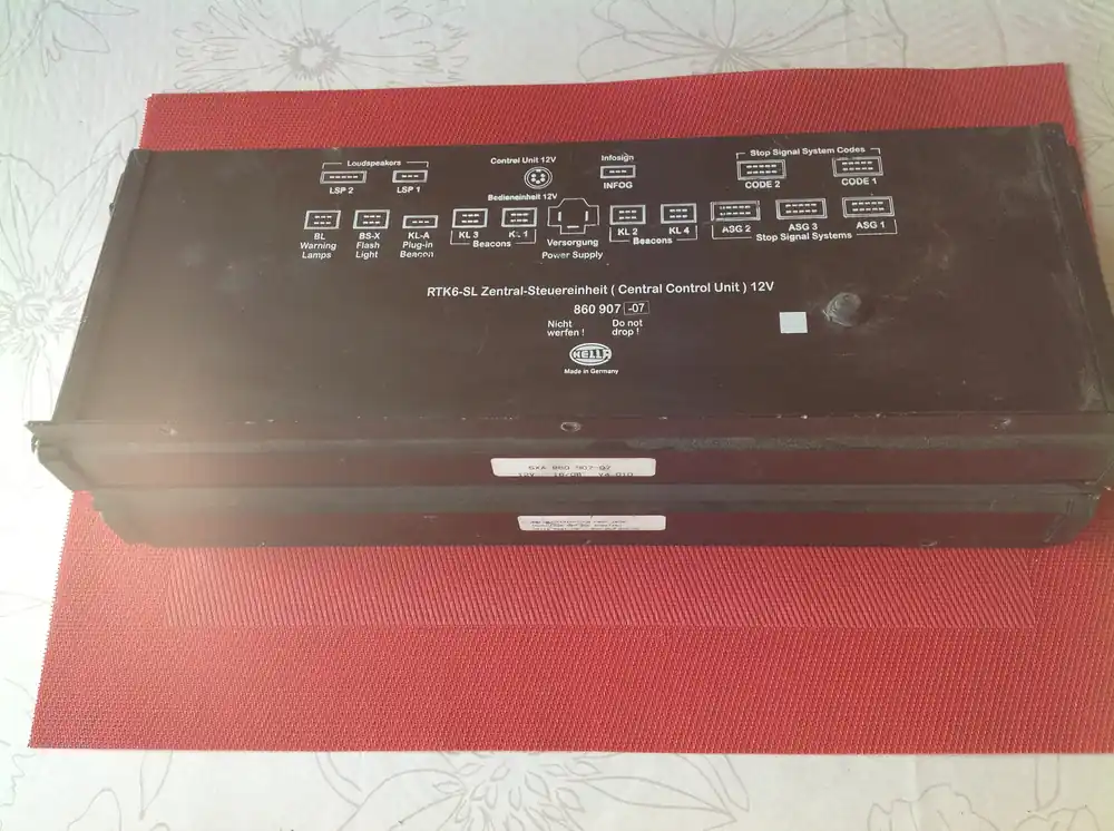 Neue Kollektion Hella Rundum-Tonkombination RTK6-SL Zentral-Steuereinheit ( Central Control Unit ) 12 V, 860907-07