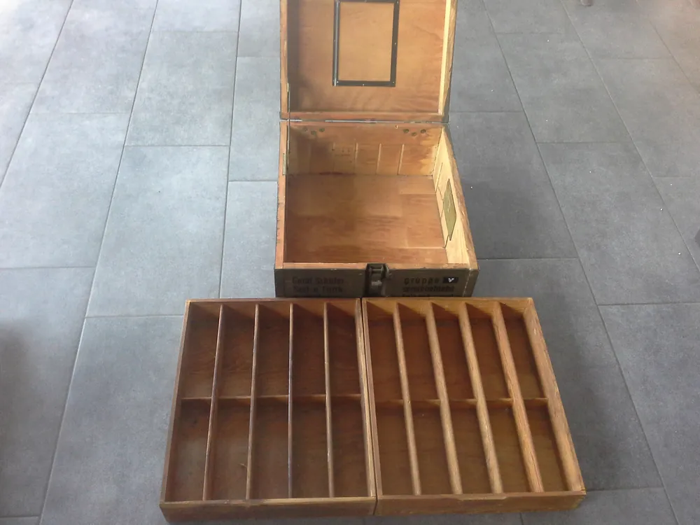Holz-Transportkiste 51 x 45 x 25 cm Top-Preis