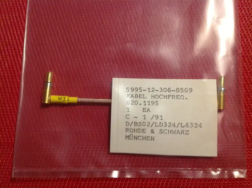 Rohde & Schwarz HF-Kabel W 31 Neue Kollektion