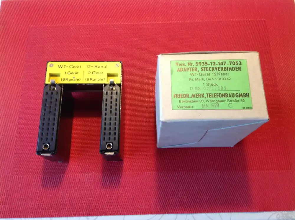 Adapter, Steckverbinder WT-Gerät 12 Kanal Solange Der Vorrat Reicht