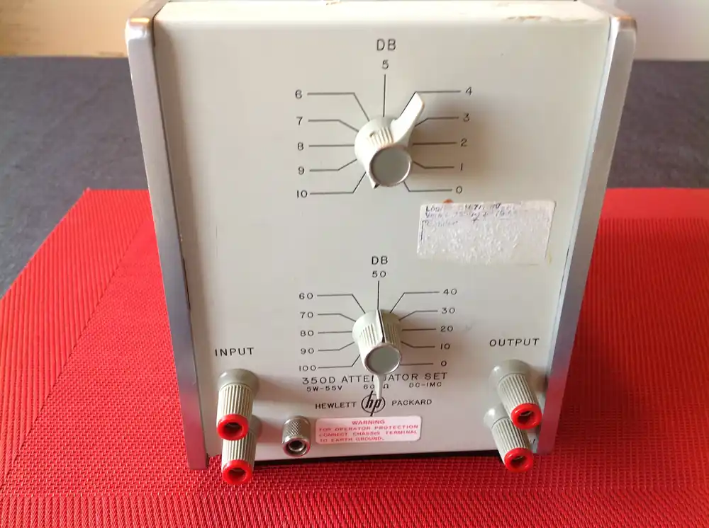 Solange Der Vorrat Reicht Hewlett Packard 350D Attenuator Set - Dämpfungsset