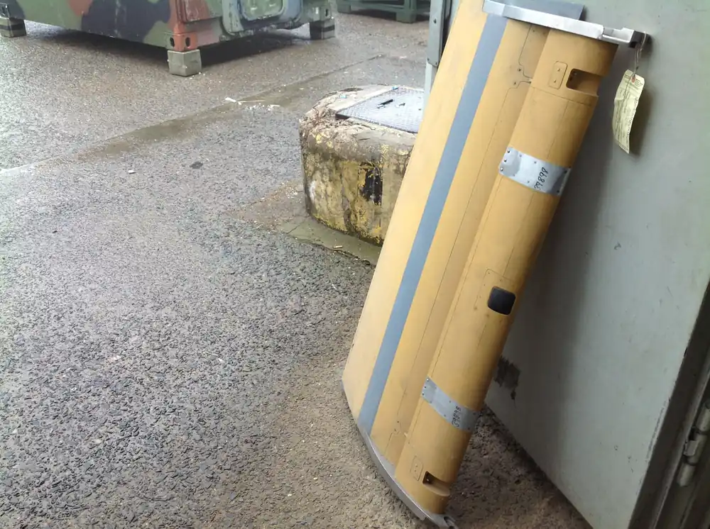 Landungsklappe vom Flugzeug Tornado Highlight