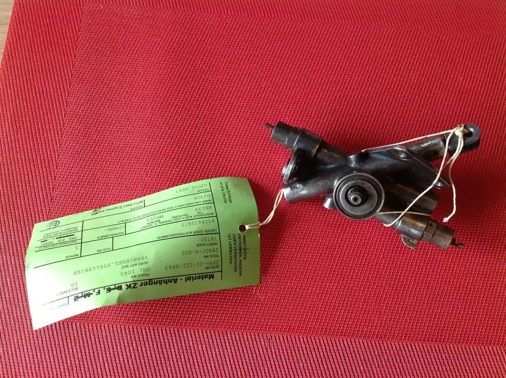 Knallerangebot Verriegelung Stelltrieb vom Triebwerk RB 199 für Flugzeug Tornado