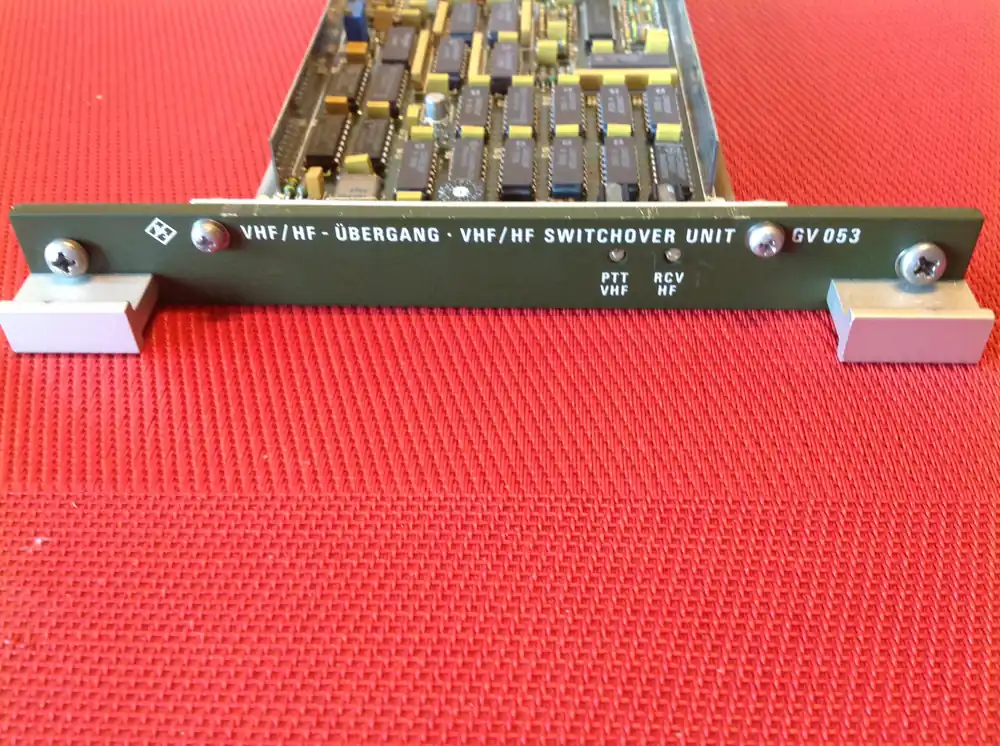 Beliebt Rohde & Schwarz VHF/HF- Übergang . VHF/HF-Switchover Unit GV 053