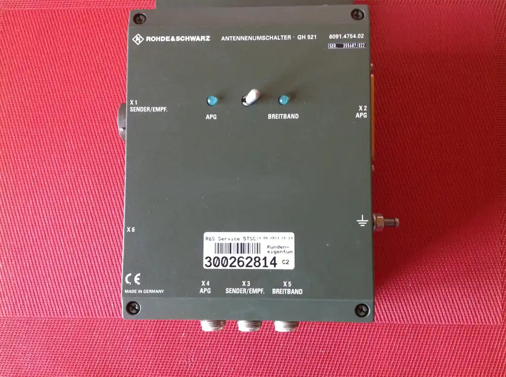 Rohde & Schwarz Antennenumschalter GH 521 Sichere Zahlung