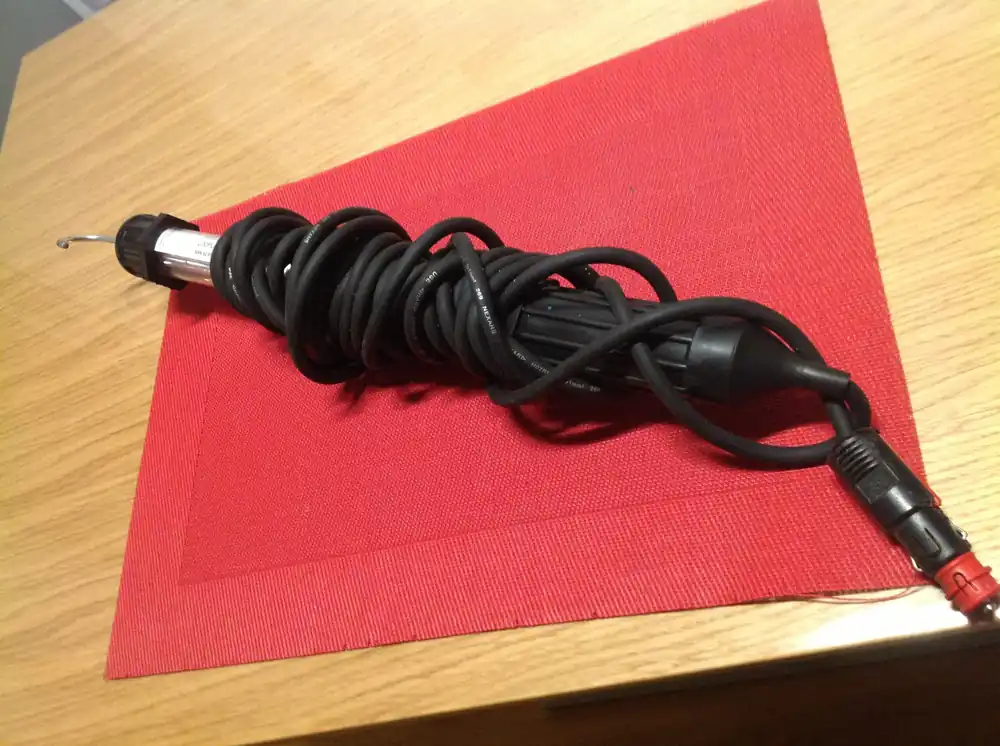 Handlampe, Arbeitsleuchte, Looplamp 24V/8W mit DIN-Stecker Zertifiziert