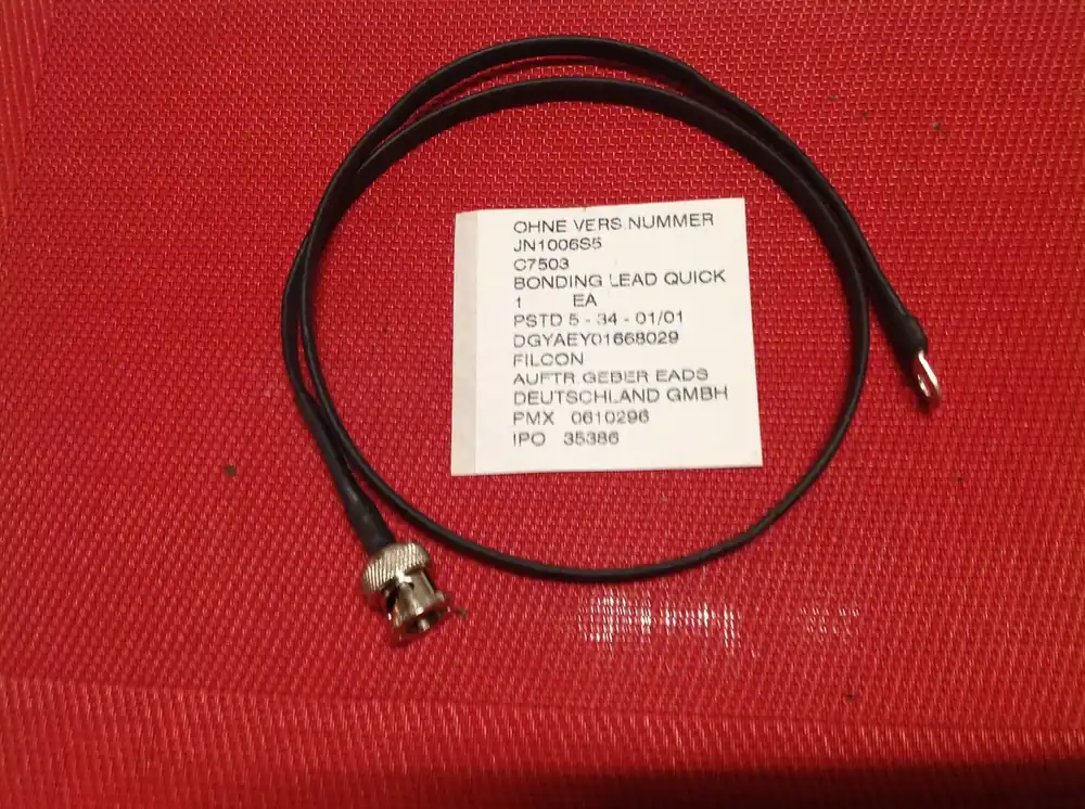 HF-Kabel Bonding Lead Quick JN1006S5 BNC-Anschluss und Klemme Aktuell