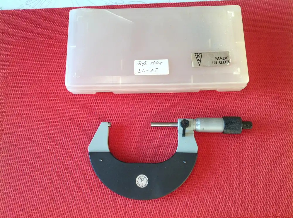 Suhl Bügelmesschraube 50 - 75 mm Außen Mikrometer Jetzt Kaufen
