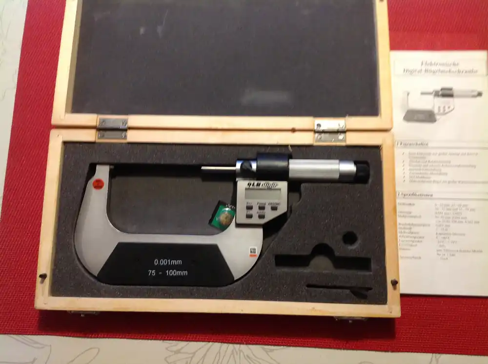 QLR Elektronisches Digital-Micrometer, Bügelmesschraube 75 - 1000 mm Begrenztes Angebot