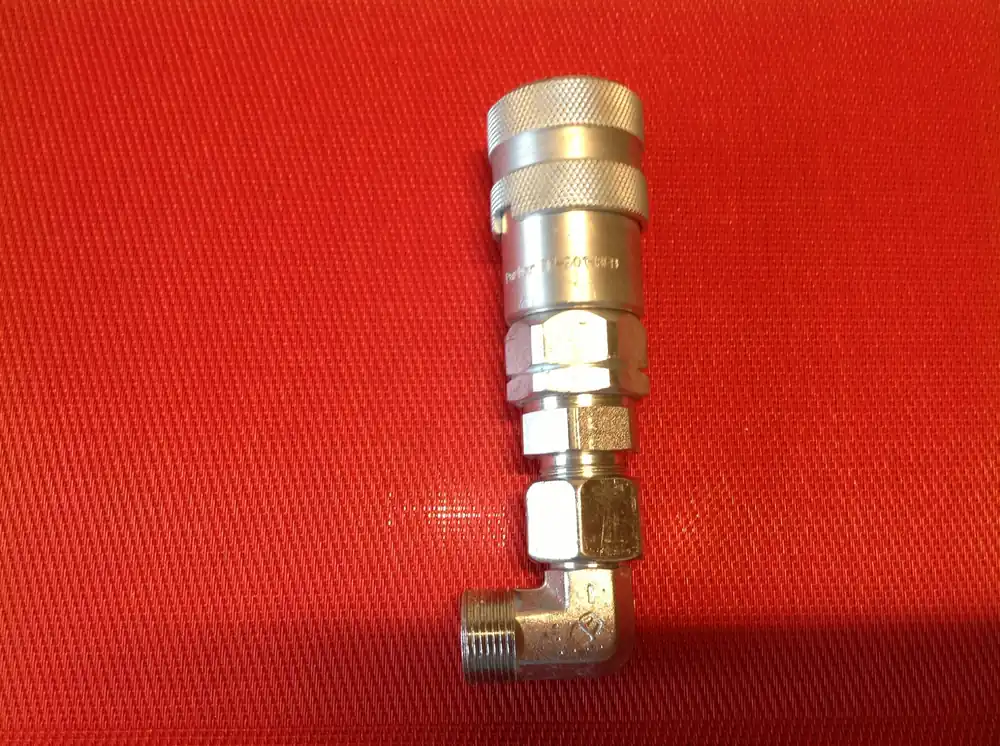 Solange Der Vorrat Reicht Hydraulik Flat-Face Schnellverschlusskupplung mit ISO 16028 Profil, Serie FEM / IF | #FEM-501-8FB mit Anschlusstück