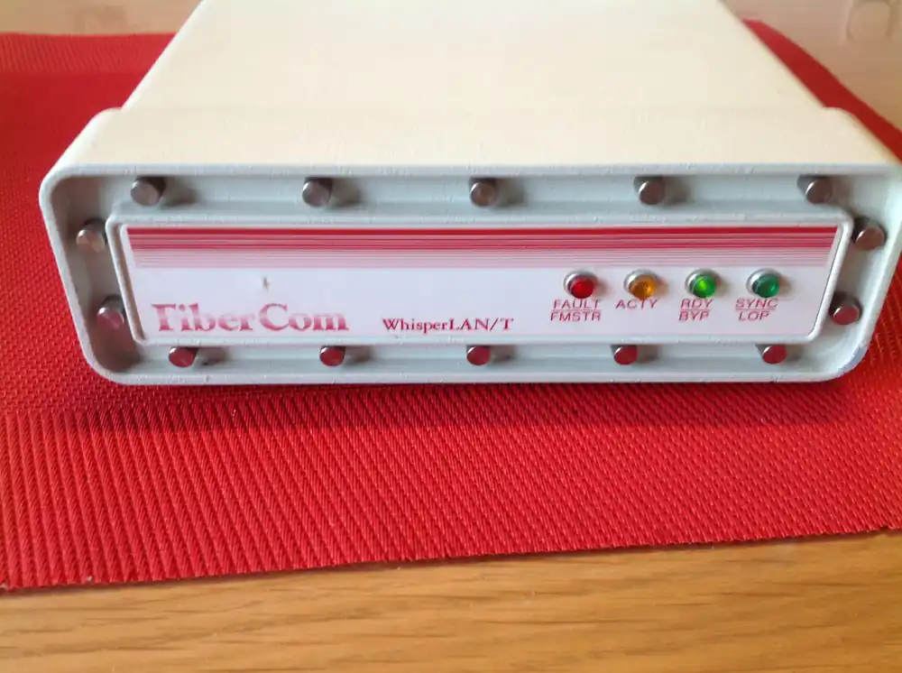 Finale Aktion Fiber Com WhisperLAN/T Type Intra-Ring Transceiver, Vers.Nr.