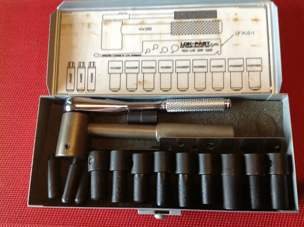 Nietwerkzeugsatz, Jo-Bolt, Hand, LOK-Fast, Viso-Lok, 16 tlg. Werkzeugset , Flugzeug Letzte Chance