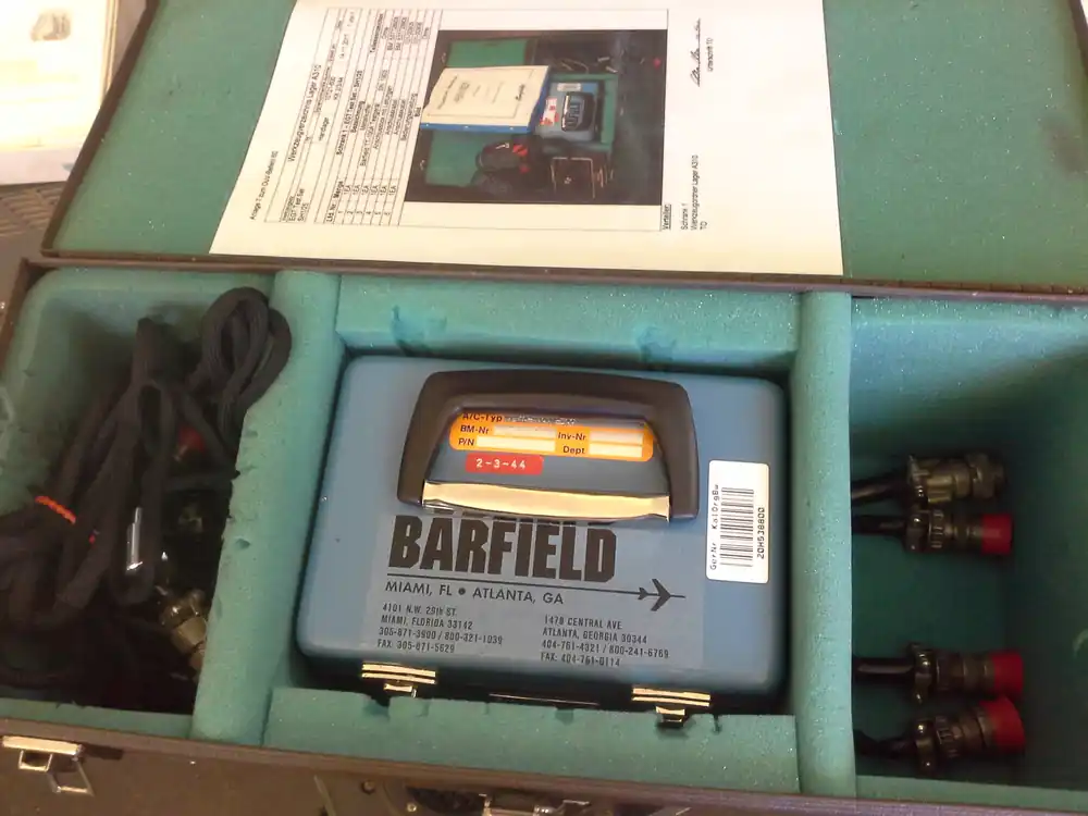 Barfield, TT-1000A, Digital Turbine Temperatur Test Set Neu