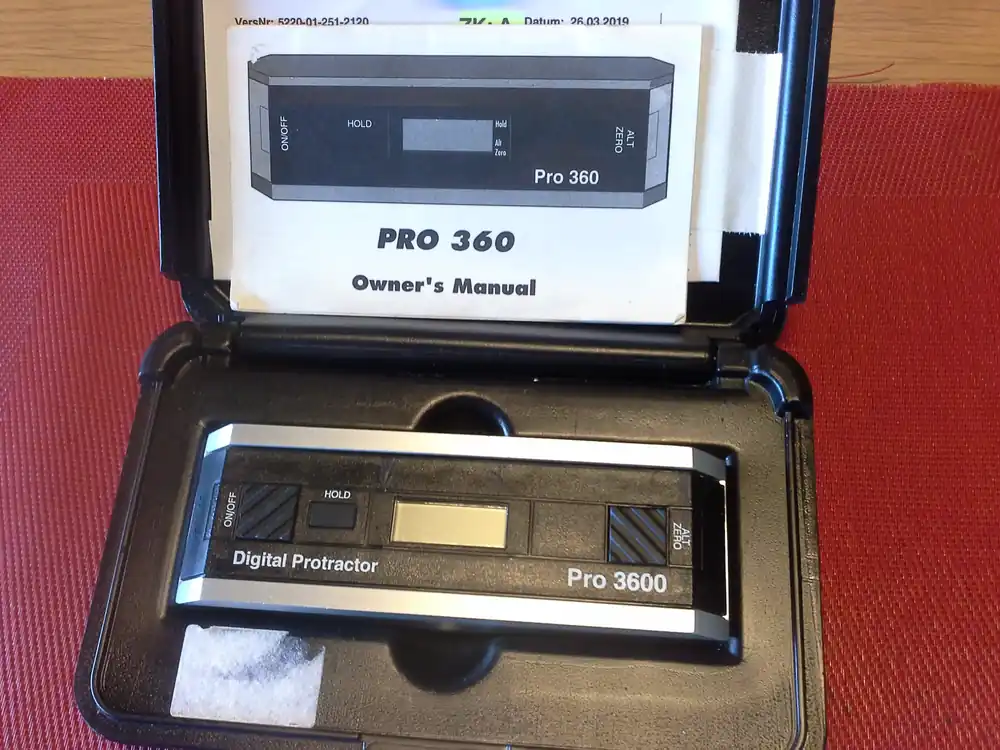 Letzte Chance Digital Protractor, Elektronischer Wasserscalensensor Pro 3600