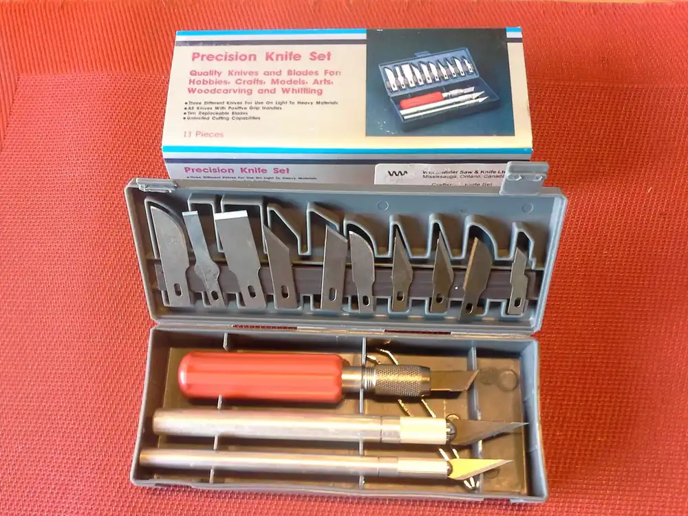 Nur Für Kurze Zeit Precisions Knife Set, Designer Messer Set 13-tlg. Skalpell Präzision-Bastelmesser Modellbaumesser Set , 13 tlg