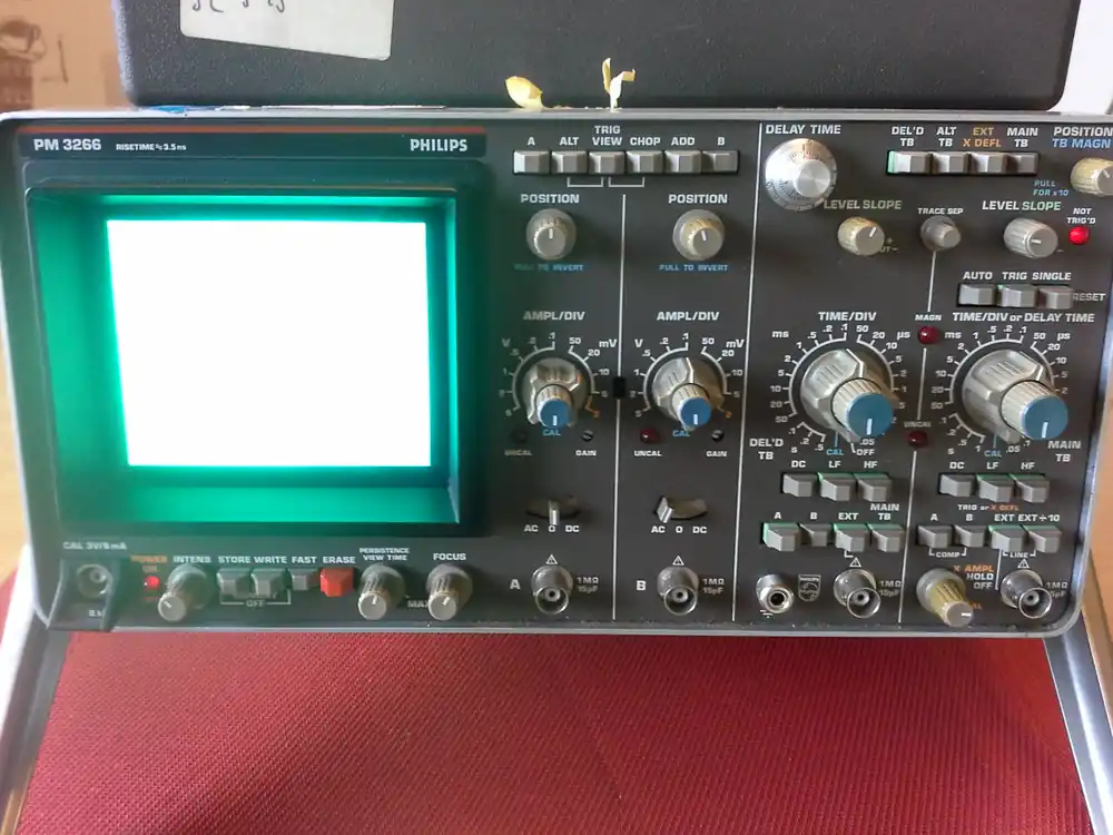 Philips PM 3266 100 MHz Oszilloscope Versand Am Gleichen Tag