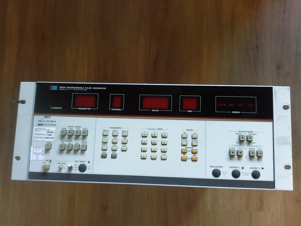 Sofort Bestellen Hewlett Packard 8160A Programmable Pulse Generator