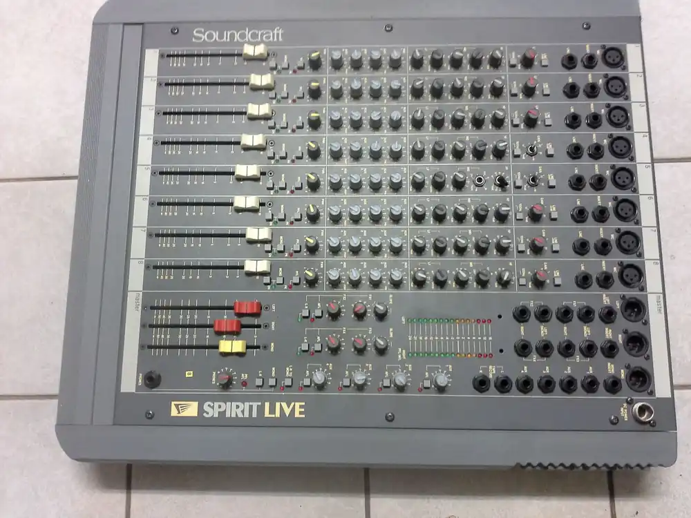 Mischpult, Soundcraft, Spirit Live, 8 Kanal Expressversand