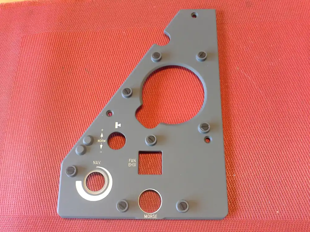 Instrumententafel, Beleuchtungstafel, TKZ 3625, Flugzeug, Transall C-160 Geprüft